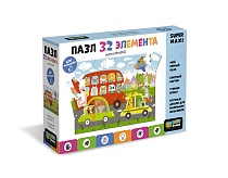 картинка Baby Games. Пазл.32 напольный. Весёлая дорога. Арт.06568  06568 от магазина