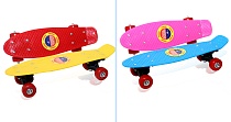 картинка Скейт-круизер №YB-1705/пластик/цвета микс/4колеса/платформа-41см, колеса PVC от магазина