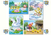 картинка Гадкий утенок, 8#12#15#20 деталей Пазлы Castor Land  В-04027 от магазина