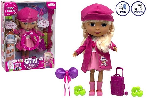 картинка Кукла функциональная, 30 см, озвученная, с аксессуарами от магазина
