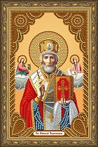 картинка Алмазная живопись иконы Святой Николай Чудотворец 20х30  IK003 от магазина