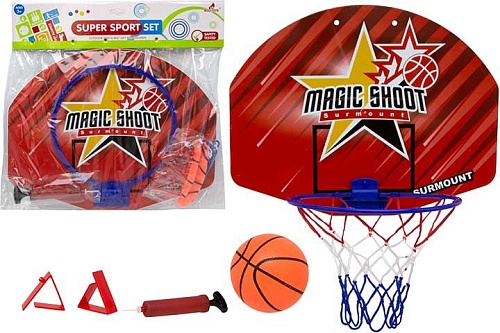 картинка Набор для игры в баскетбол (корзина со щитом, мяч, насос) от магазина