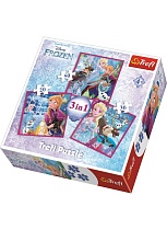 картинка Холодное сердце /Disney, 20х36х50 деталей, Пазлы Trefl  34832 от магазина