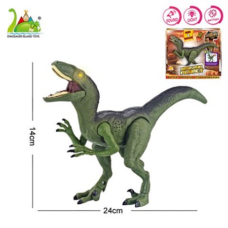 картинка Игрушка "Динозавр", свет/звук, подвижные части, на бат. от магазина