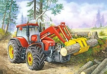 картинка Трактор, (60 деталей MIDI) Пазлы Castor Land  В-06366 от магазина