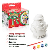 картинка Копилка-раскраска Пингвин  DIY037 от магазина
