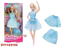 картинка Кукла "Балерина" ручки и ножки сгибаются в/к  12*5*32 см  ZY1123722 от магазина