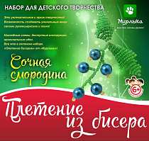 картинка Плетение бисером Сочная смородина 170*250мм  ПБ20022 от магазина