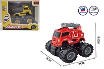 картинка Машинка металлическая ТМ MOTORRO, Big Foot, 1:43, серия Tech  23207M от магазина