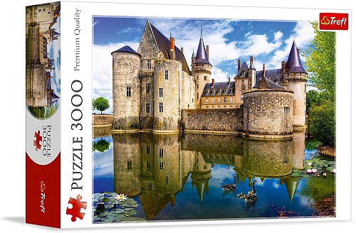 картинка Замок в Сюли-сюр-Луар, Франция, 3000 деталей, Trefl от магазина