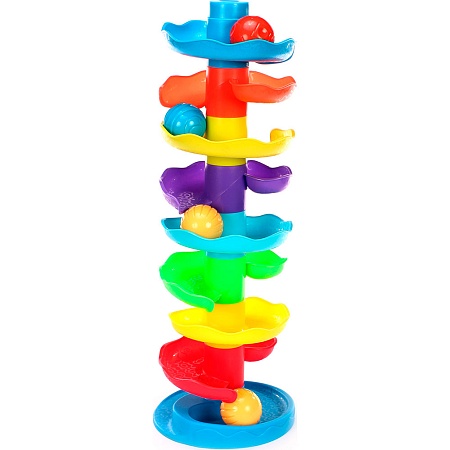 картинка Пластмассовый игрушечный набор "Башня с шариками 3", сетка от магазина