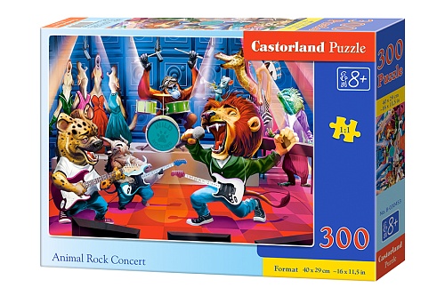 картинка Звериный рок-концерт, 300 деталей, Castor Land от магазина