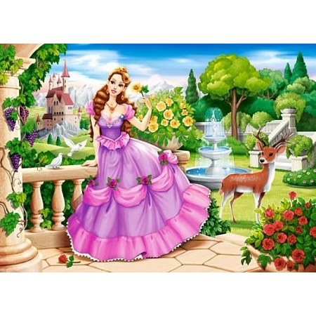 картинка Принцесса в саду , 100 деталей, Castor Land от магазина