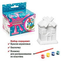 картинка Копилка-раскраска Мельница  DIY012 от магазина