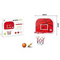 картинка Набор для игры в баскетбол (корзина со щитом 34х25, мяч, насос) от магазина