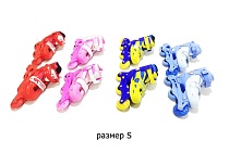 картинка ролики колеса PVC со светом S 4 цвета от магазина