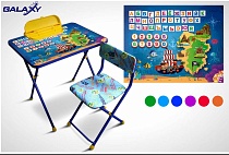 картинка Комплект детской мебели "Пираты" на синем от магазина
