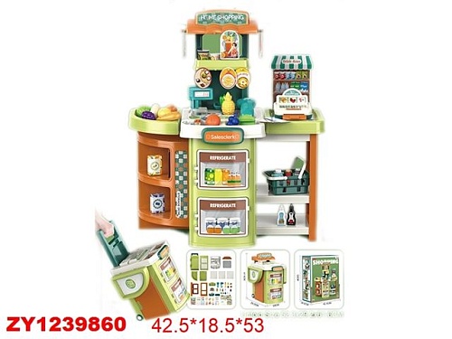 картинка Игровой набор "Супермаркет",  в коробке от магазина