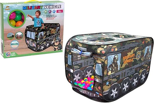 картинка Домик-палатка детская "Машинка" (шарики (50 шт.) в комплекте), в коробке от магазина