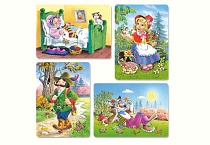 картинка Красная Шапочка, 8#12#15#20 деталей Пазлы Castor Land от магазина