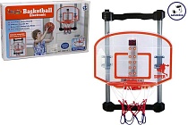 картинка Набор для игры в баскетбол (щит с корзиной с электронным счетчиком), на батарейках, с креплением на дверь, свет/звук от магазина