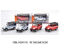 картинка машина металл. инерц. со светом и музыкой 2 вида  834-6B от магазина