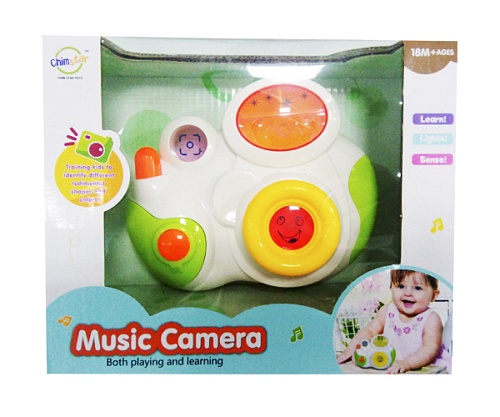 картинка Развивающая игрушка для детей муз. камера 18м+ 4 мелодии 17*20*8 см от магазина