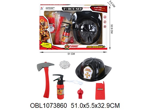 картинка пожарный набор с каской от магазина