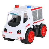 картинка Пластмассовая игрушечная машина Toy Bibib "Скорая помощь" (29*19*23 см), сетка от магазина