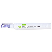 картинка Ручка-корректор Hatber X-Mate 8ml с гибрид.наконечником с колпачком и клипом  в картонной Дисплей-витрине  CP_081345 от магазина